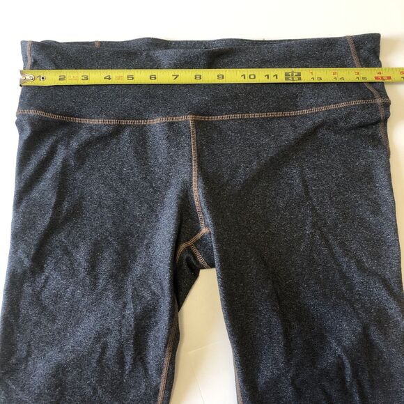 Gap Fit Women’s Capri Leggings Charcoal Gray Stretch Pull On Pocket Size Large - Picture 4 of 13